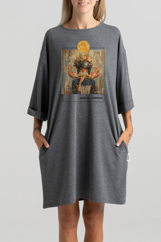 Short dress “Musical Sympathy” Dresses  - 4