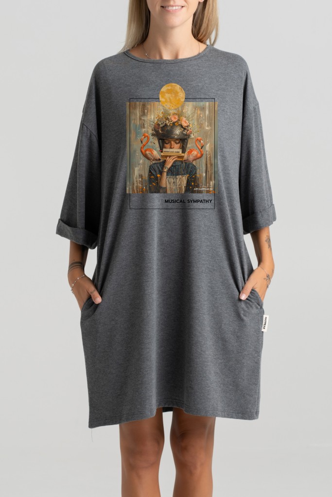 Short dress “Musical Sympathy” Dresses  - 4