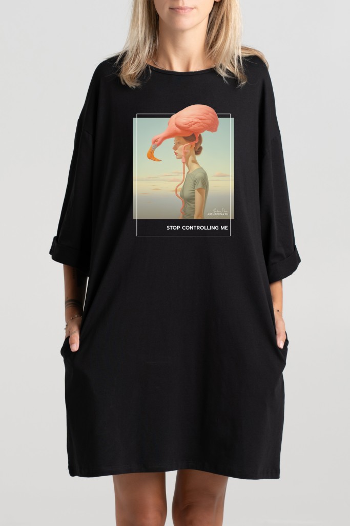 Short dress “Stop Controlling Me” Dresses  - 4