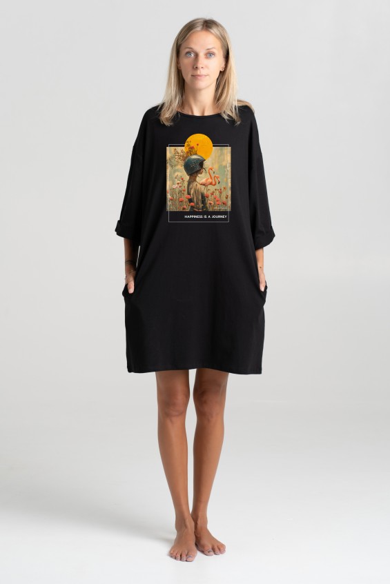 Short dress “Happiness Is A Journey” Dresses  - 3