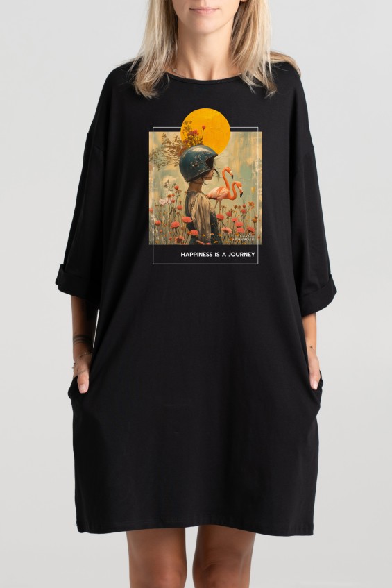 Short dress “Happiness Is A Journey” Dresses  - 6