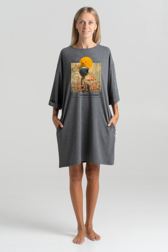 Short dress “Happiness Is A Journey” Dresses  - 2