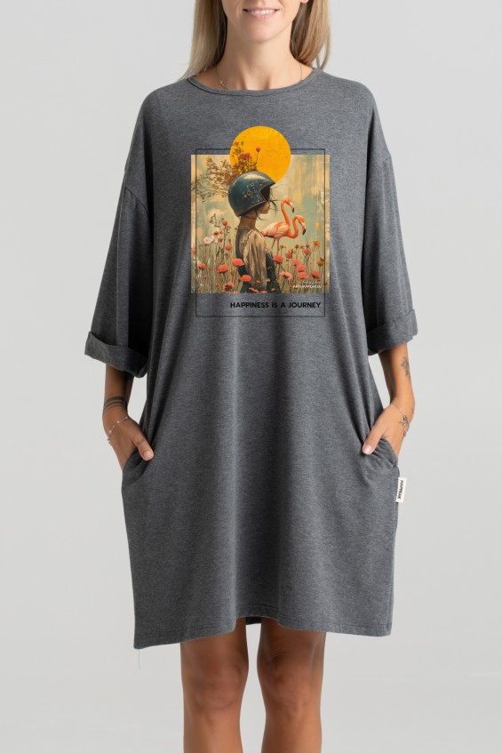 Short dress “Happiness Is A Journey” Dresses  - 5