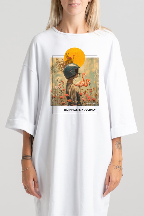 Short dress “Happiness Is A Journey” Dresses  - 4