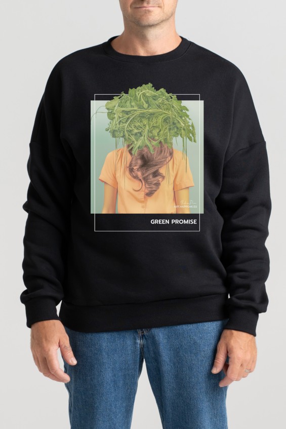 Unisex Sweatshirt “Green promise” Sweatshirts - 3 Unisex Sweatshirt “Green promise” Sweatshirts - 3