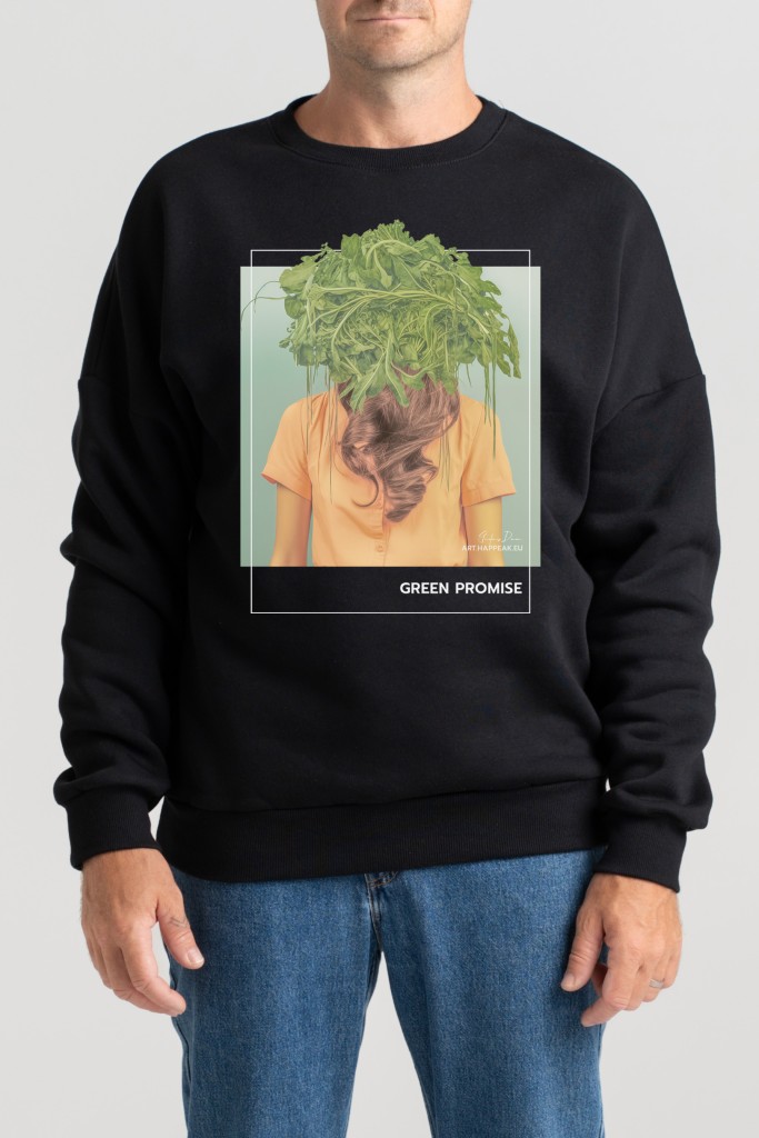 Unisex Sweatshirt “Green promise” Sweatshirts - 3 Unisex Sweatshirt “Green promise” Sweatshirts - 3