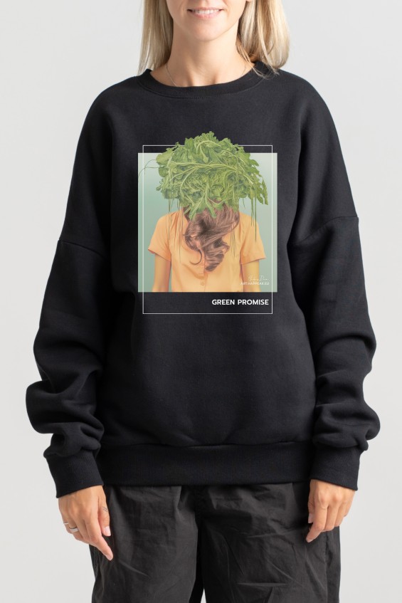 Unisex Sweatshirt “Green promise” Sweatshirts - 4 Unisex Sweatshirt “Green promise” Sweatshirts - 4