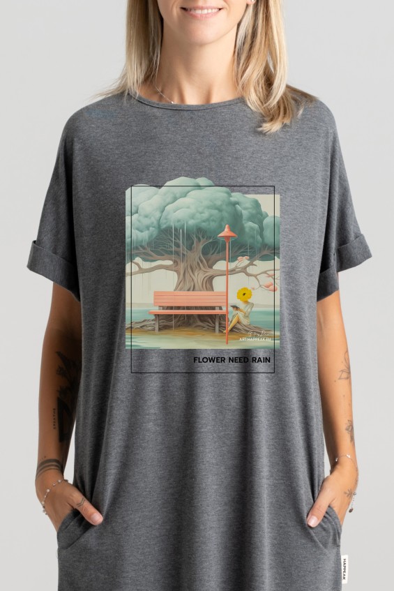 Long dress “Flower need rain” Dresses - 4 Long dress “Flower need rain” Dresses - 4