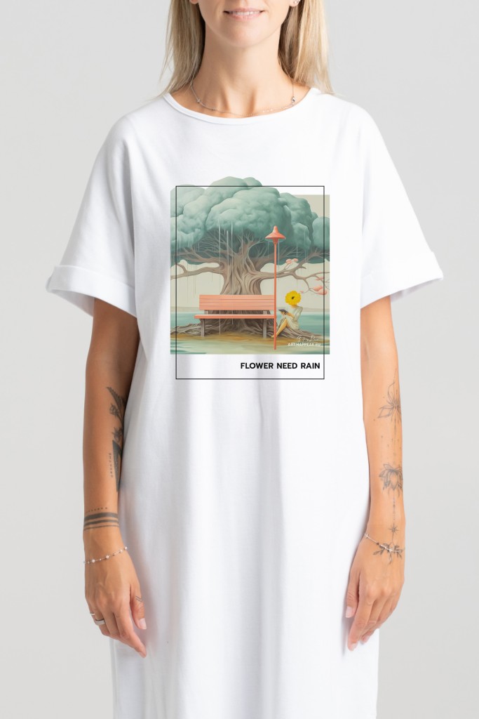 Long dress “Flower need rain” Dresses - 6 Long dress “Flower need rain” Dresses - 6