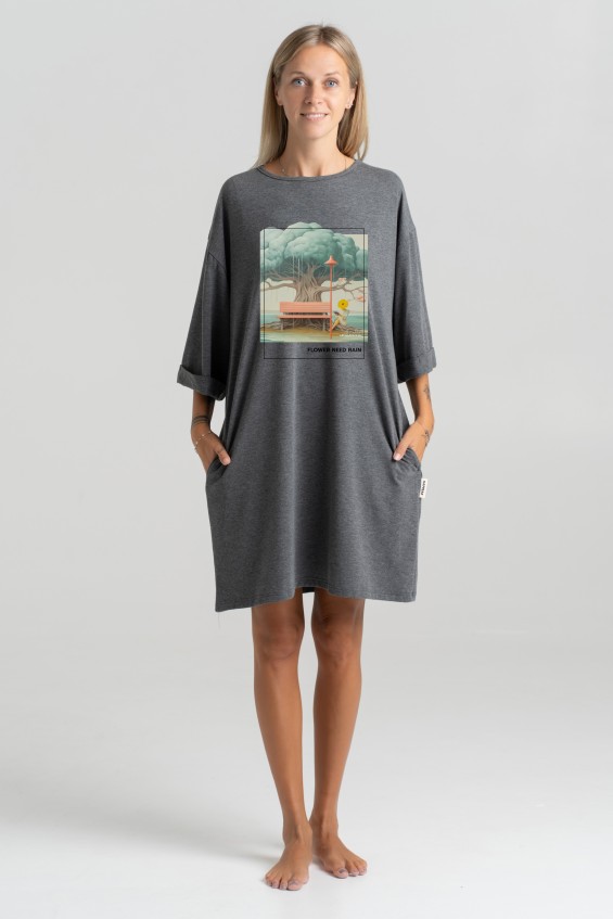 Short dress “Flower need rain” Dresses  - 3