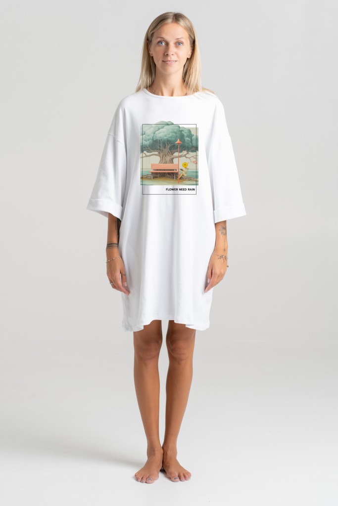 Short dress “Flower need rain” Dresses  - 2