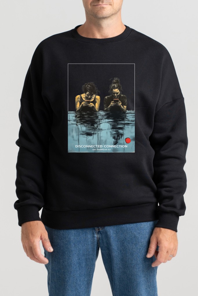 Unisex Sweatshirt “Disconnected Connection” Sweatshirts  - 3