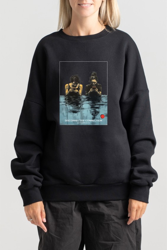 Unisex Sweatshirt “Disconnected Connection” Sweatshirts  - 4