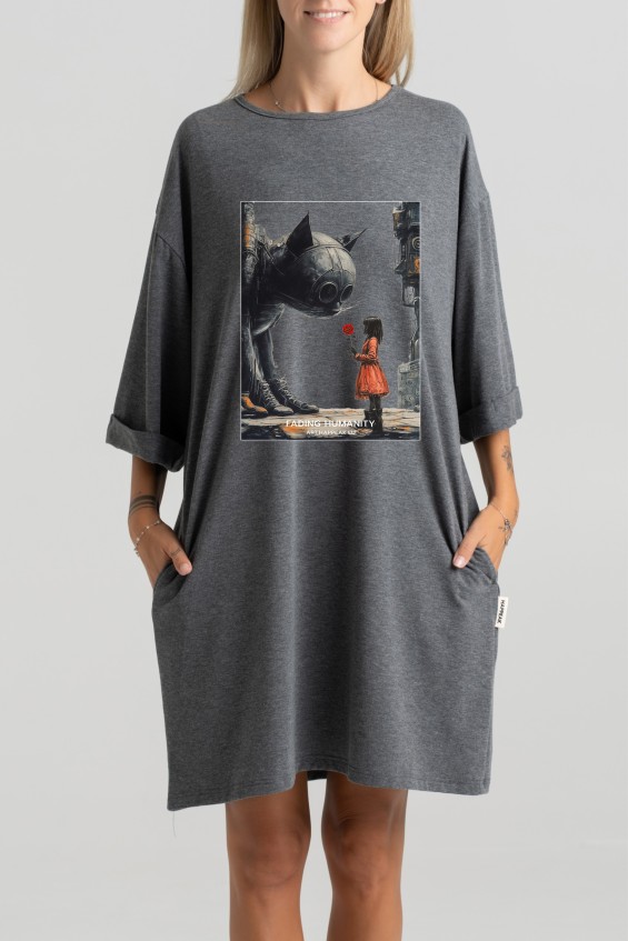 Short dress “Fading Humanity” Dresses  - 4