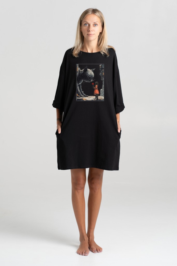 Short dress “Fading Humanity” Dresses  - 2