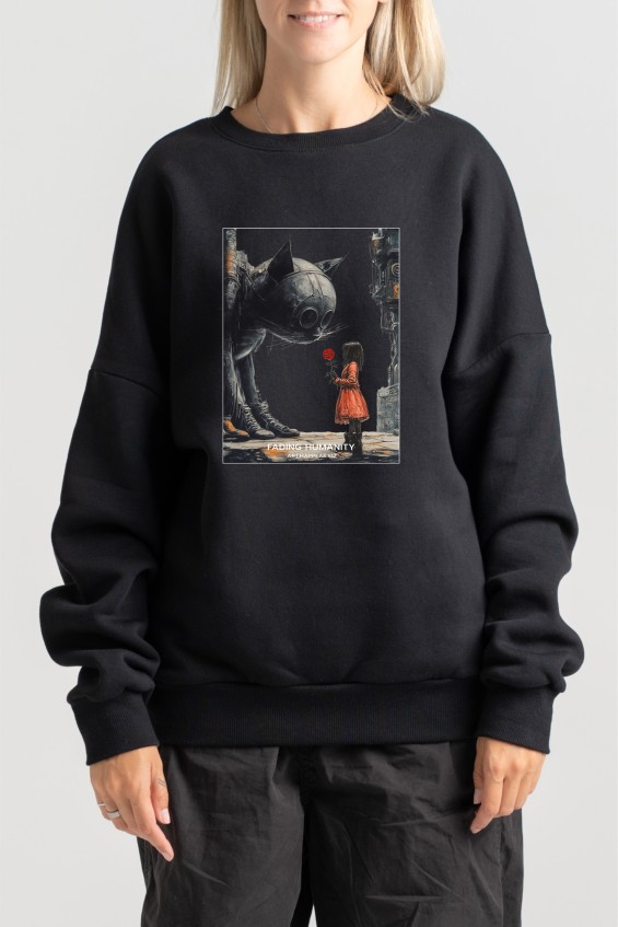 Unisex Sweatshirt “Fading Humanity” Sweatshirts  - 3