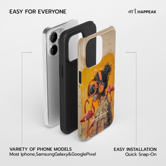 Phone Case – Silent Communication Art  - 3