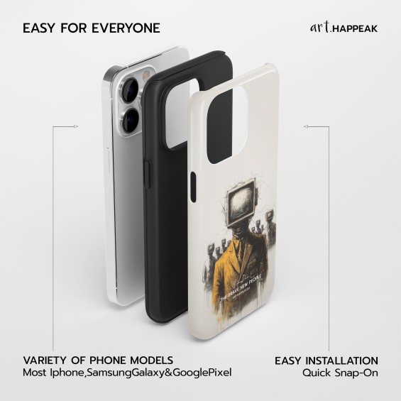 Phone Case -The Brave New People Art  - 3