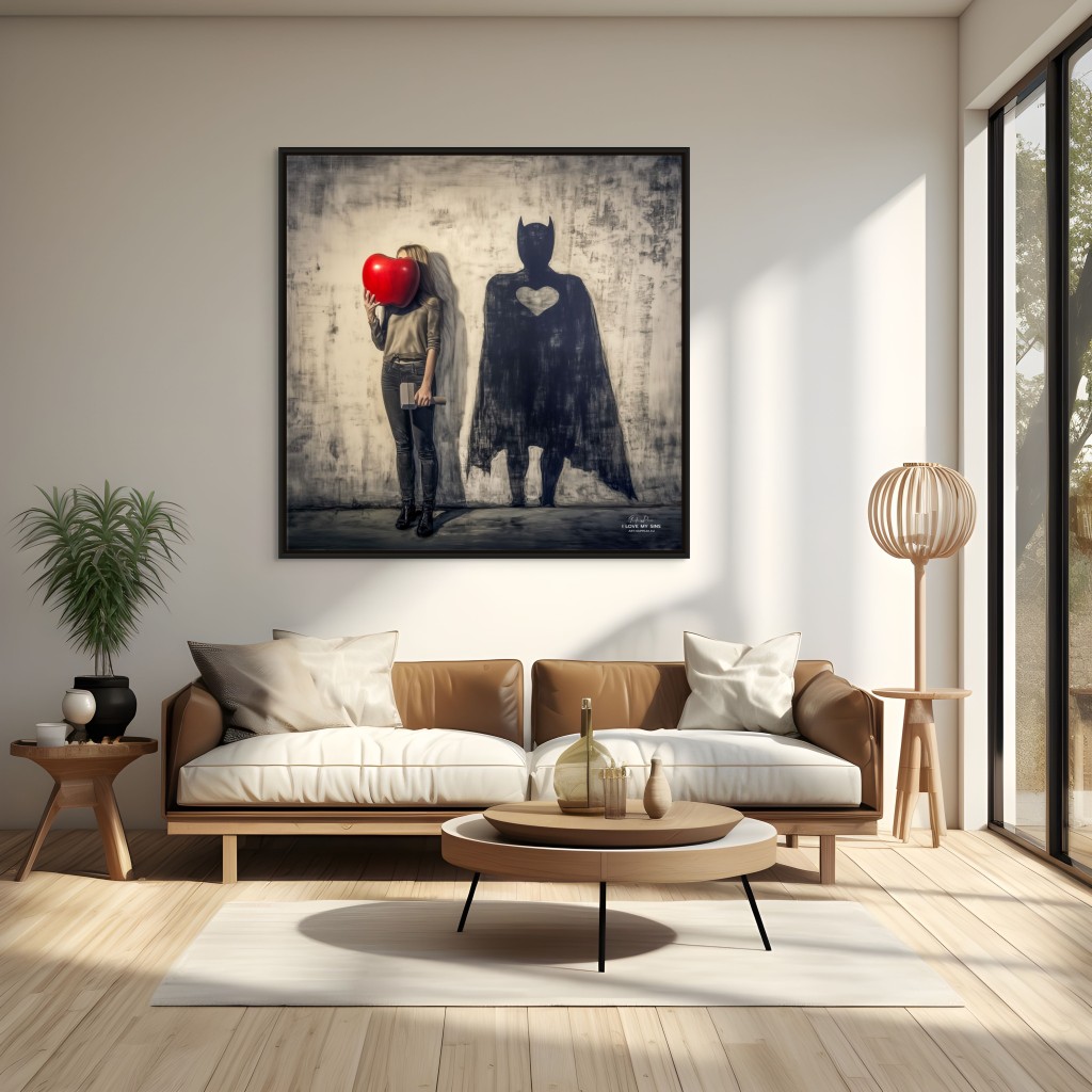 Framed Canvas “I Love My Sins” Canvas  - 1