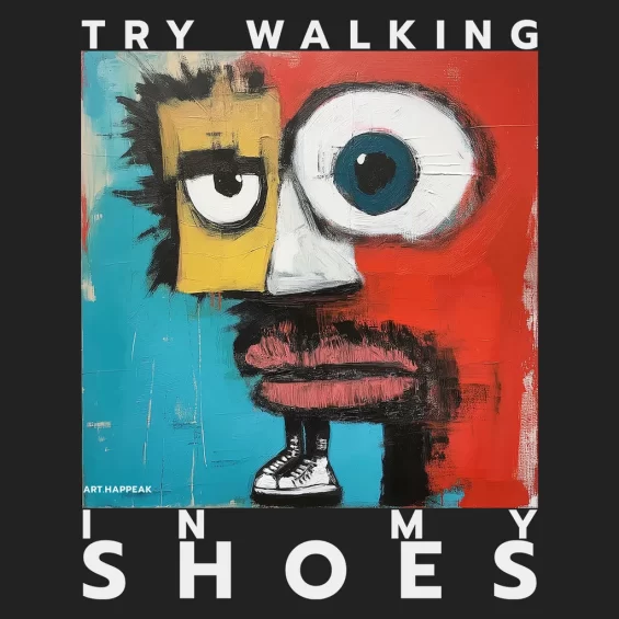 Unisex Sweatshirt “Try Walking In My Shoes” Sweatshirts  - 7