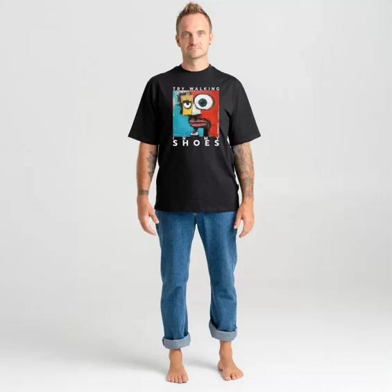 Unisex T-shirt “Try Walking In My Shoes” T-shirts - 6 Unisex T-shirt “Try Walking In My Shoes” T-shirts - 6