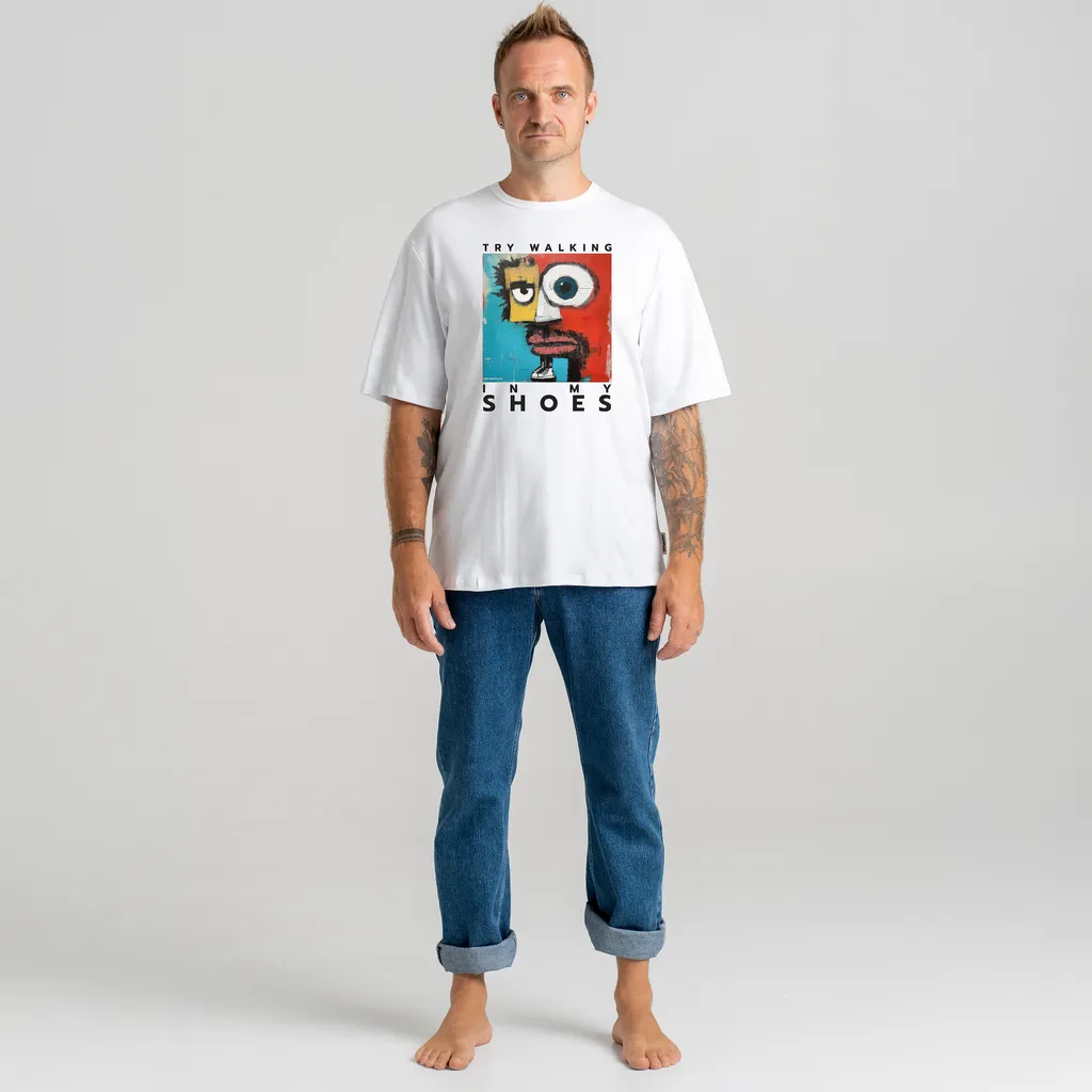Unisex T-shirt “Try Walking In My Shoes” T-shirts  - 8