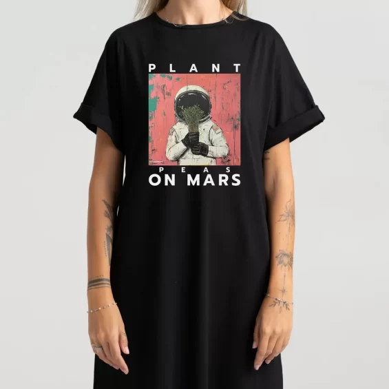 Long dress “Plant Peas On Mars” Dresses  - 6