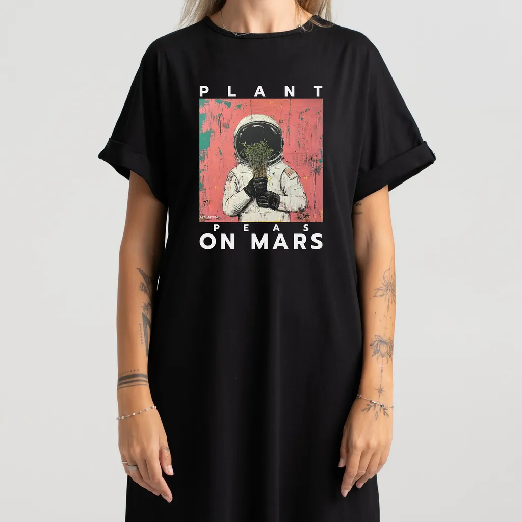 Long dress “Plant Peas On Mars” Dresses  - 6