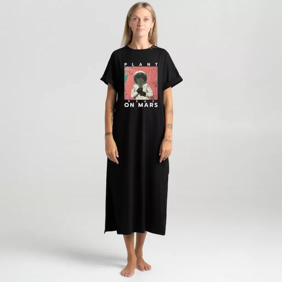 Long dress “Plant Peas On Mars” Dresses  - 5