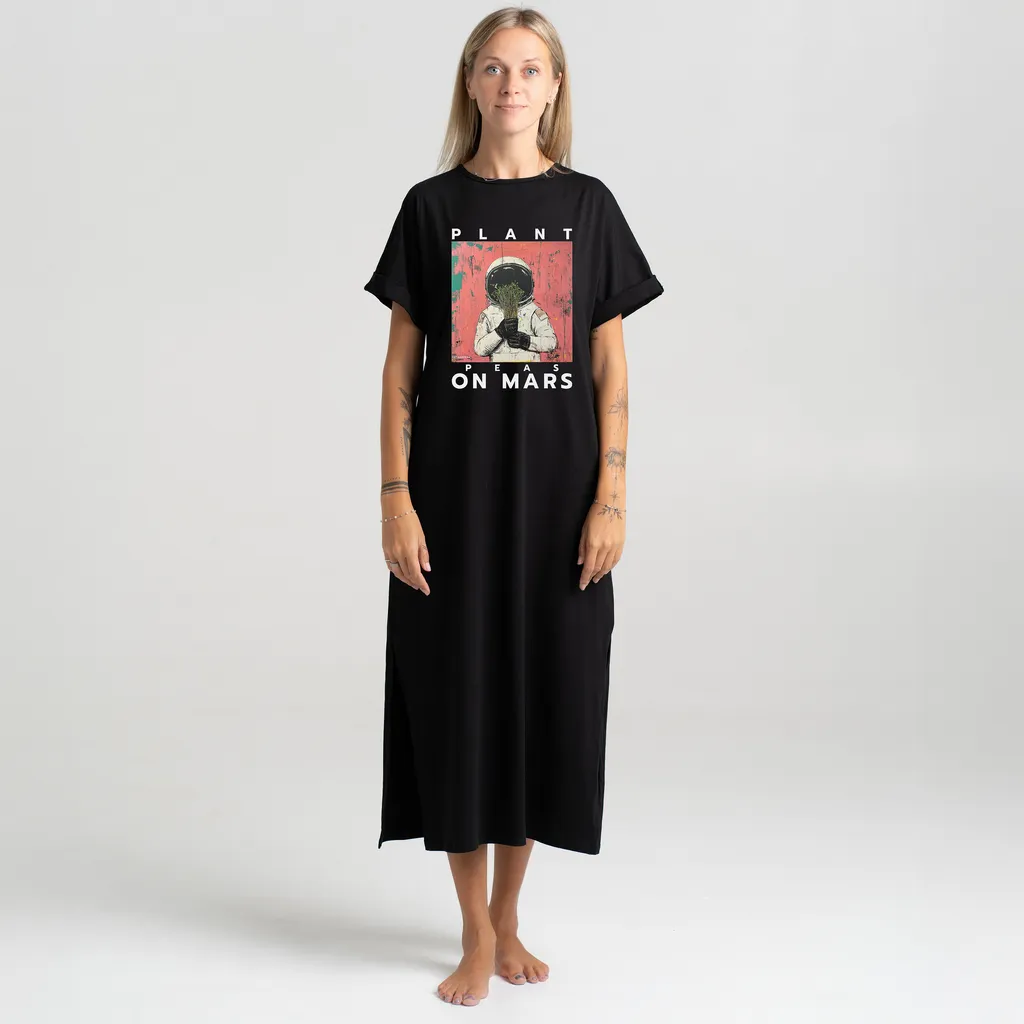 Long dress “Plant Peas On Mars” Dresses  - 5