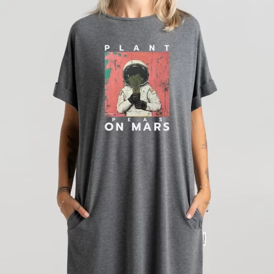 Long dress “Plant Peas On Mars” Dresses  - 10