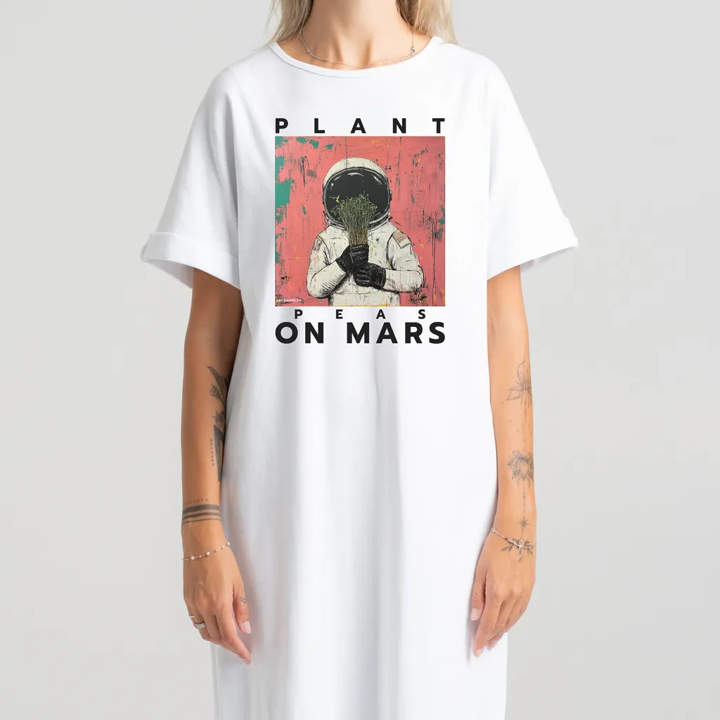 Long dress “Plant Peas On Mars” Dresses  - 2