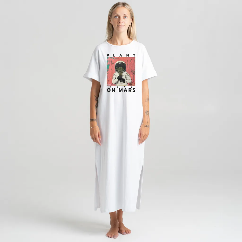 Long dress “Plant Peas On Mars” Dresses  - 1