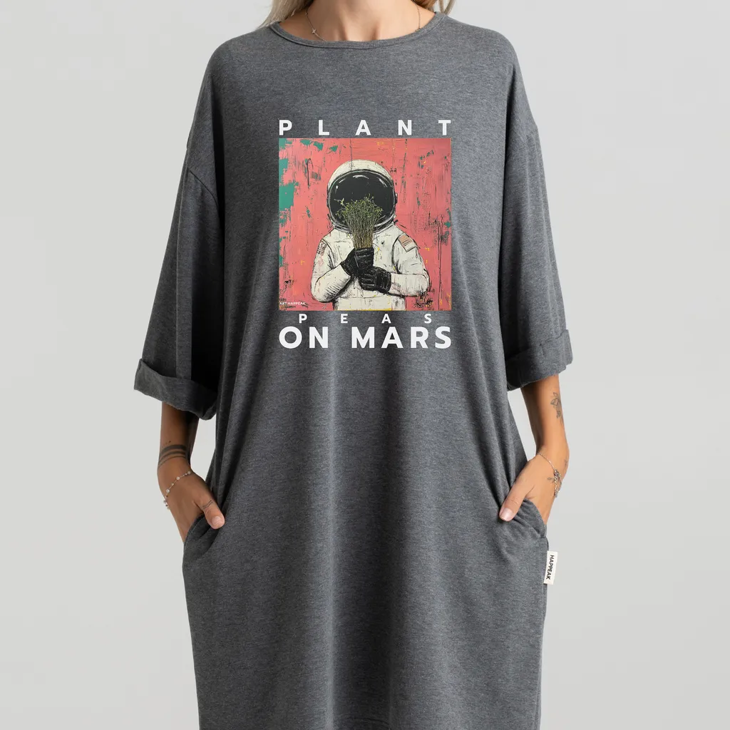 Short dress “Plant Peas On Mars” Dresses  - 10