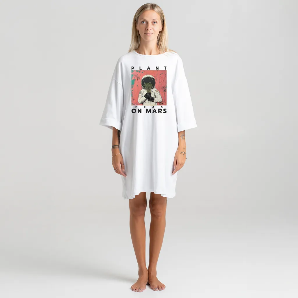 Short dress “Plant Peas On Mars” Dresses  - 1