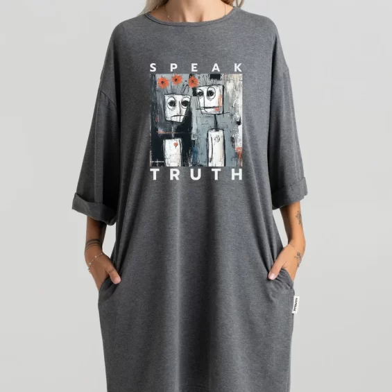 Short dress “Speak Truth” Dresses  - 10