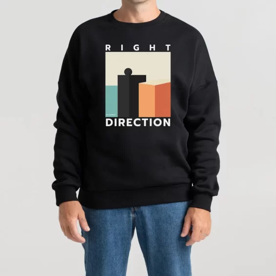 Unisex Sweatshirt “Right Direction” Sweatshirts  - 2
