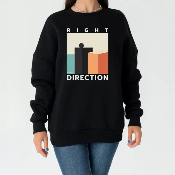 Unisex Sweatshirt “Right Direction” Sweatshirts  - 5