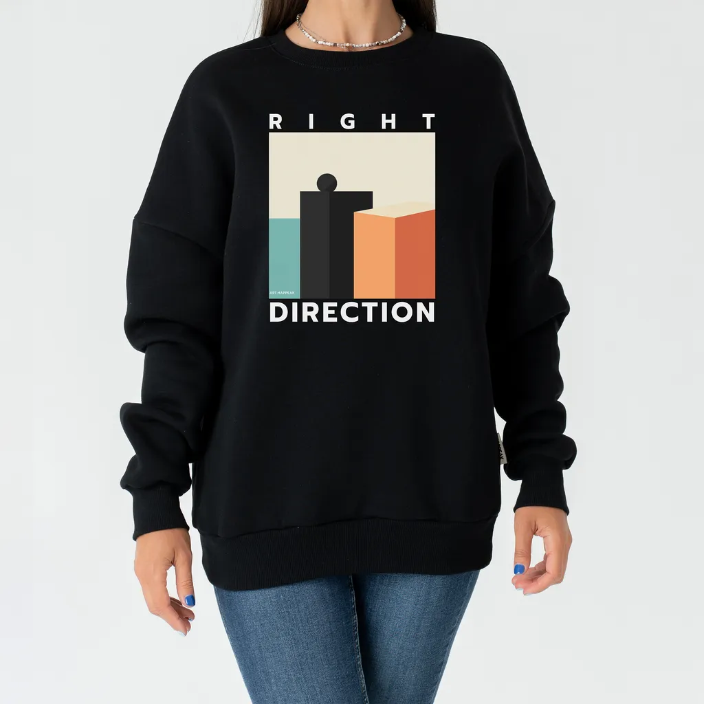 Unisex Sweatshirt “Right Direction” Sweatshirts  - 5
