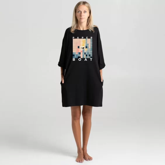 Short dress “Paper Boat” Dresses  - 5