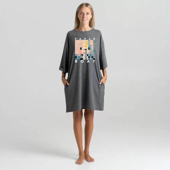 Short dress “Paper Boat” Dresses  - 9