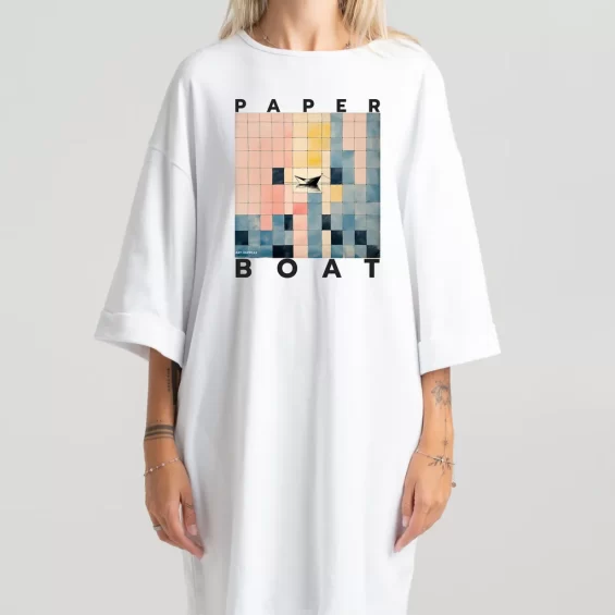 Short dress “Paper Boat” Dresses  - 2