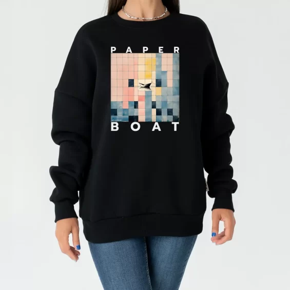 Unisex Sweatshirt “Paper Boat” Sweatshirts  - 2