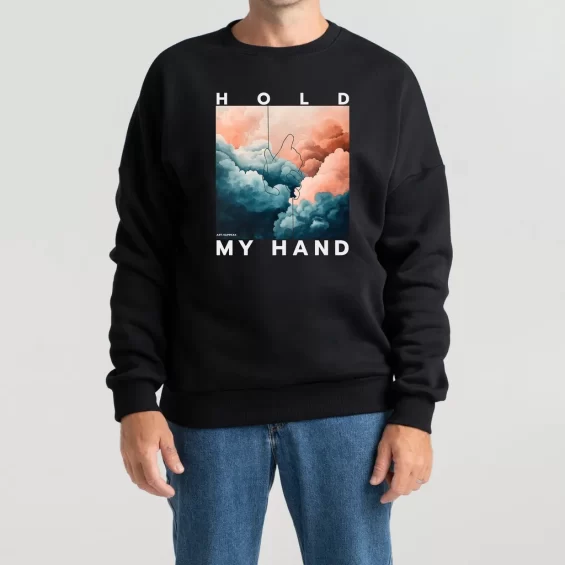 Unisex Sweatshirt “Hold My Hand” Sweatshirts  - 5