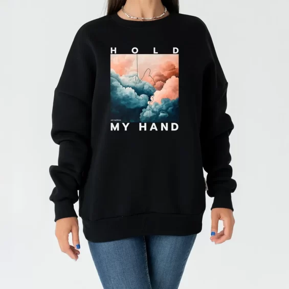 Unisex Sweatshirt “Hold My Hand” Sweatshirts  - 2