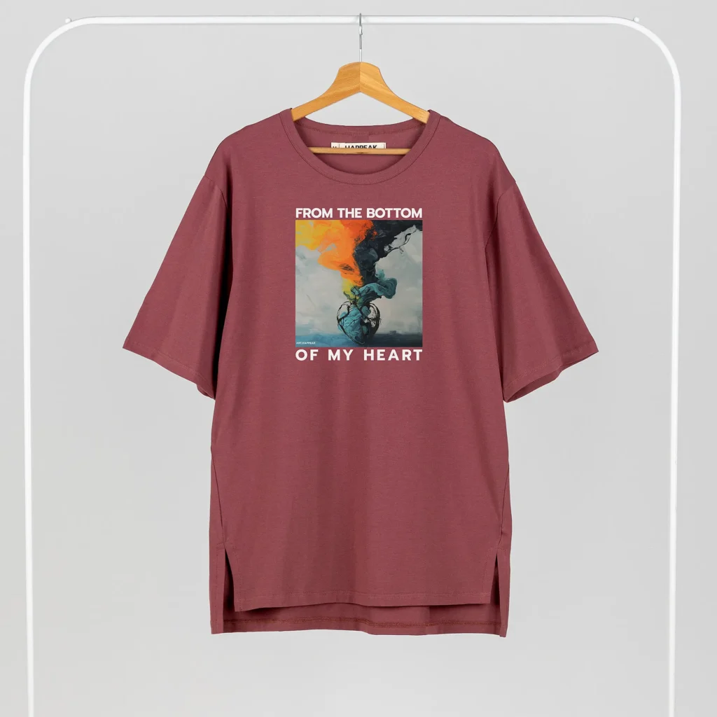 Unisex T-shirt “From The Bottom Of My Heart” T-shirts  - 3