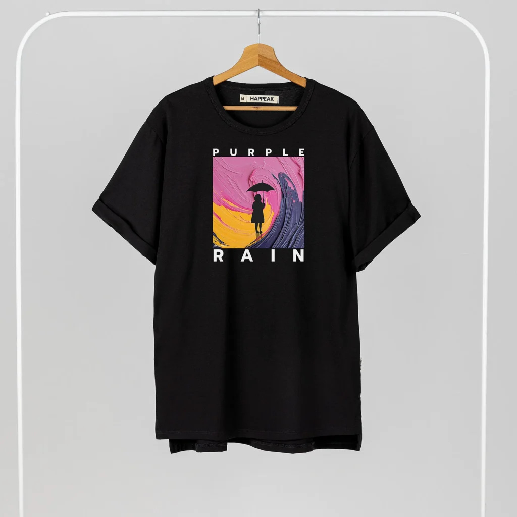 Unisex T-shirt “Purple Rain” T-shirts  - 3