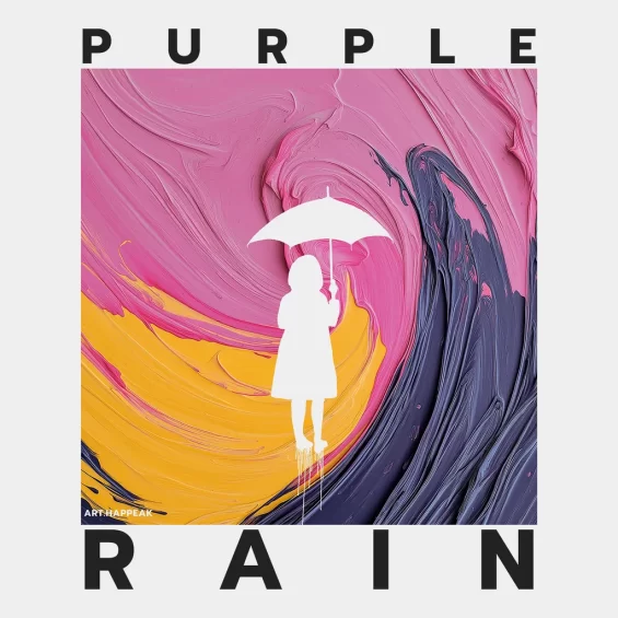 Short dress “Purple Rain” Dresses  - 11