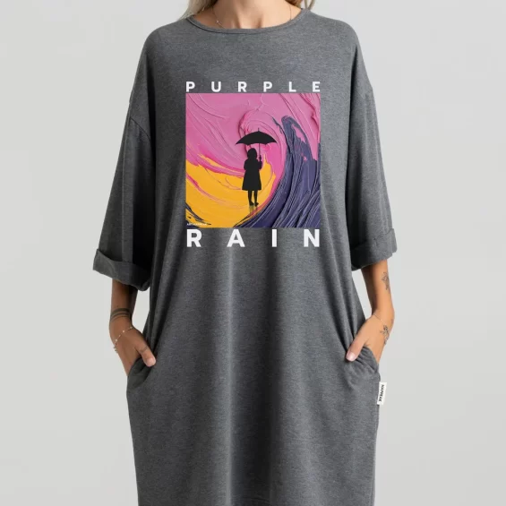 Short dress “Purple Rain” Dresses  - 2