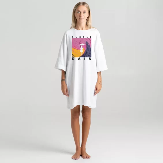 Short dress “Purple Rain” Dresses  - 8